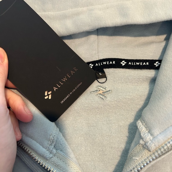 Allwear Organic Half Zip Hoodie small - Picture 3 of 3